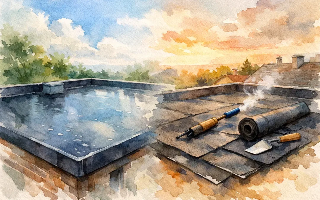 Rubber Roofing vs Felt for Your Flat Roof