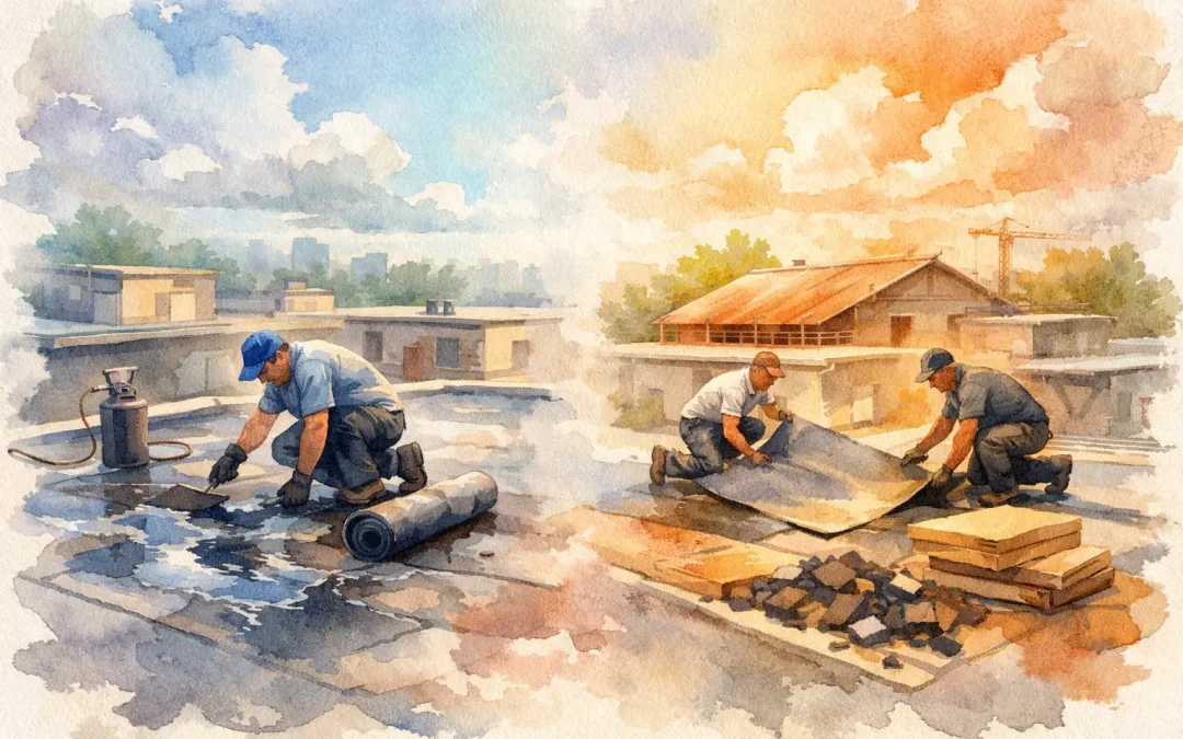 Flat Roof Repair vs Replacement - Which Is Best?